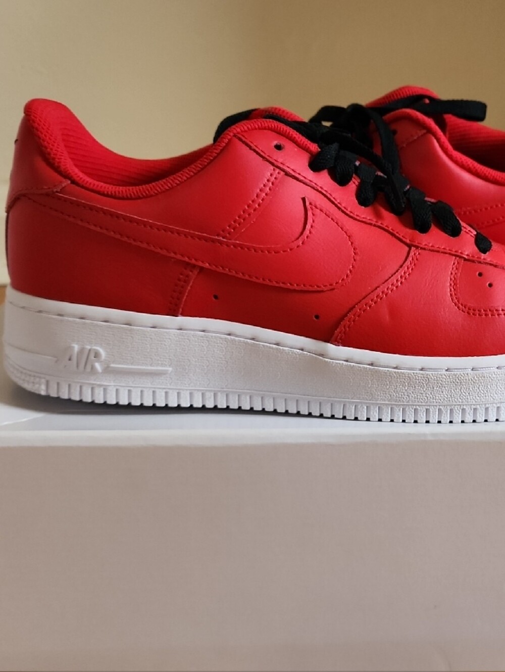 Nike Red and Black Men's Sneakers